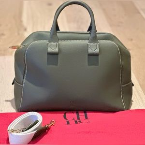 CH Carolina Harrera Blason S Medium bag in neutral Khaki